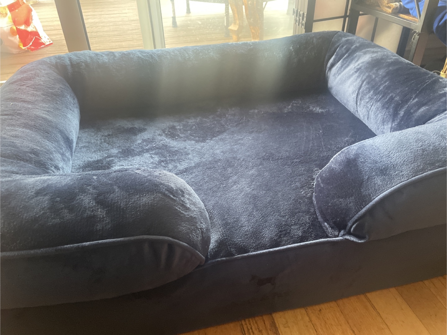 Blue Memory Foam Dog Bed #freecycle