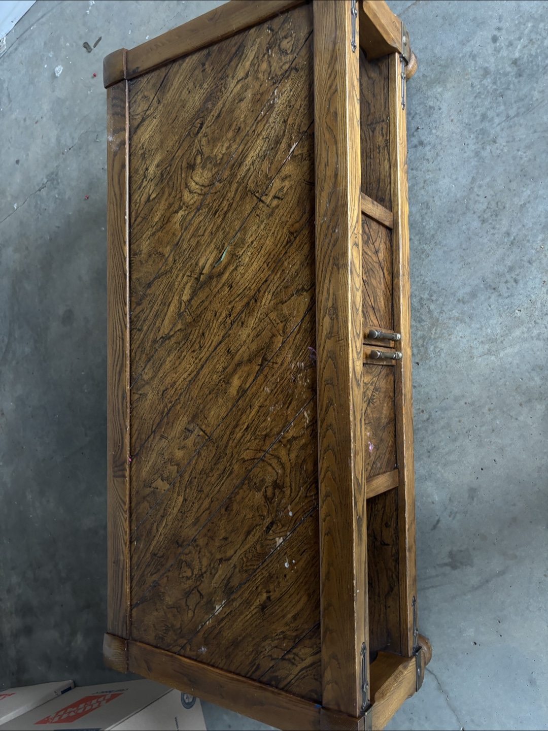 Wooden Table with Storage - photo 3