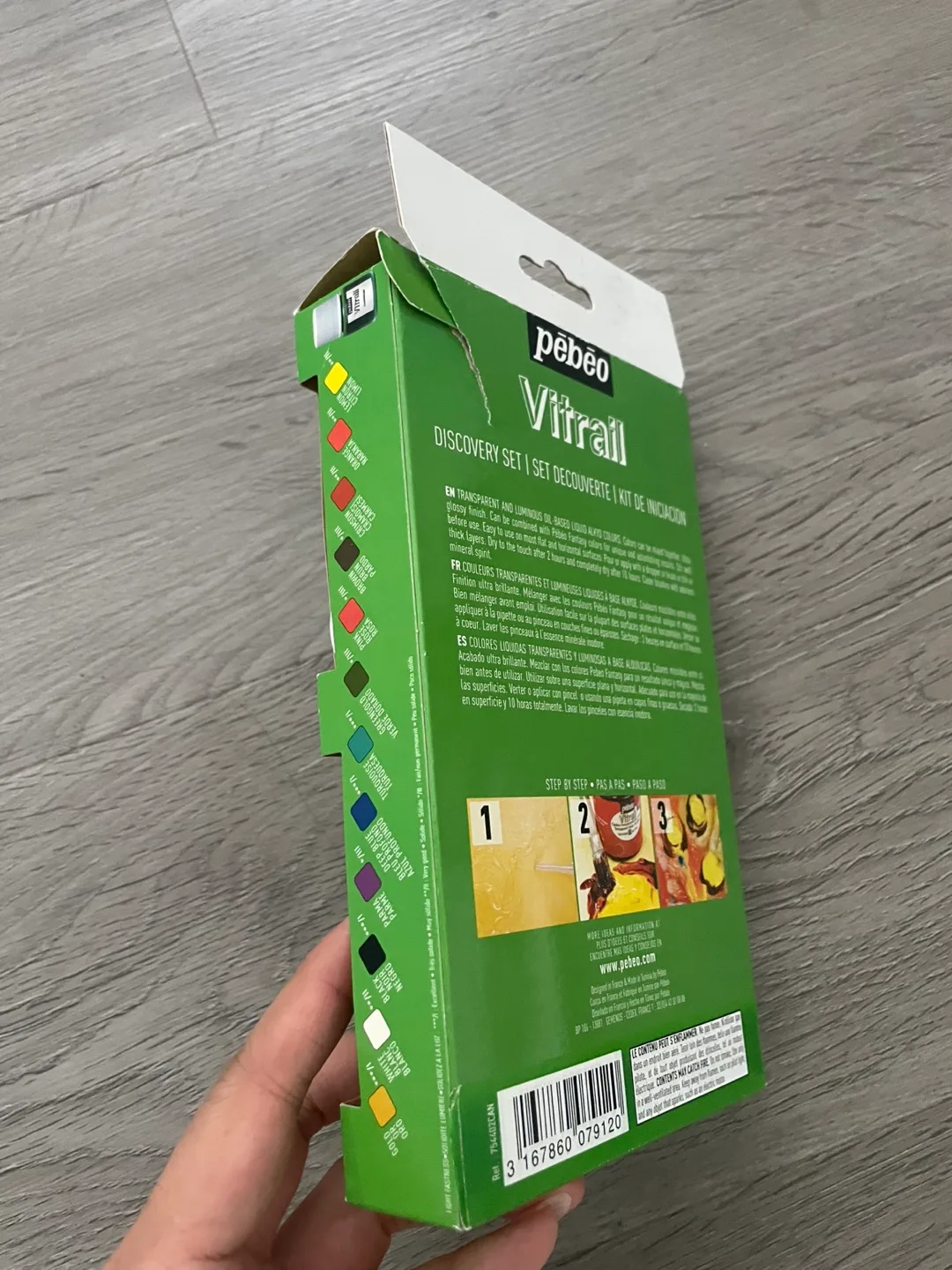 Pebeo Vitrail Discovery Set - Glass Paint Kit image indicator(3)