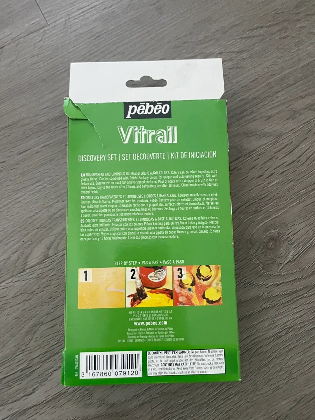 Pebeo Vitrail Discovery Set - Glass Paint Kit image indicator(4)