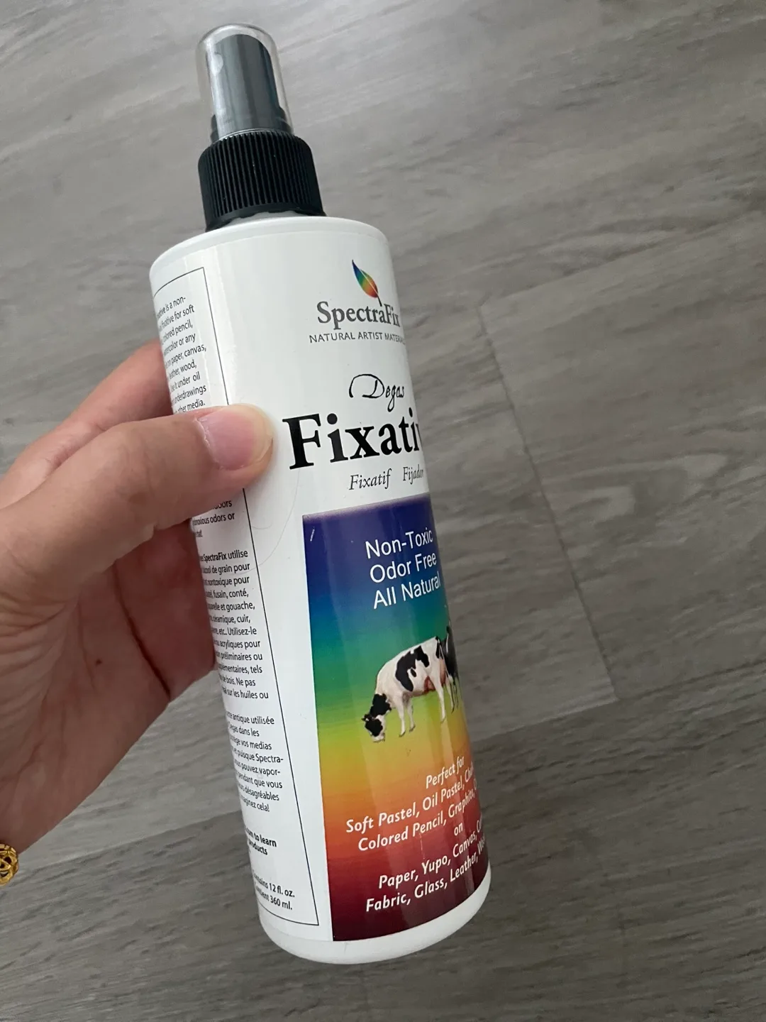 SpectraFix Degas Fixative Spray - Natural Artist Materials image indicator(3)