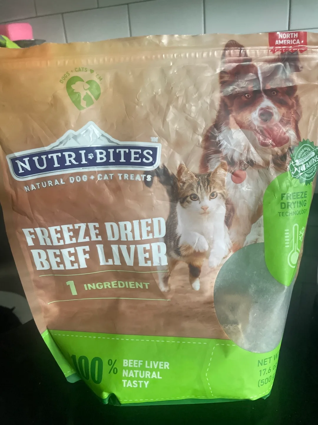 #freecycle Nutri Bites Freeze Dried Beef Liver Dog & Cat Treats thumbnail