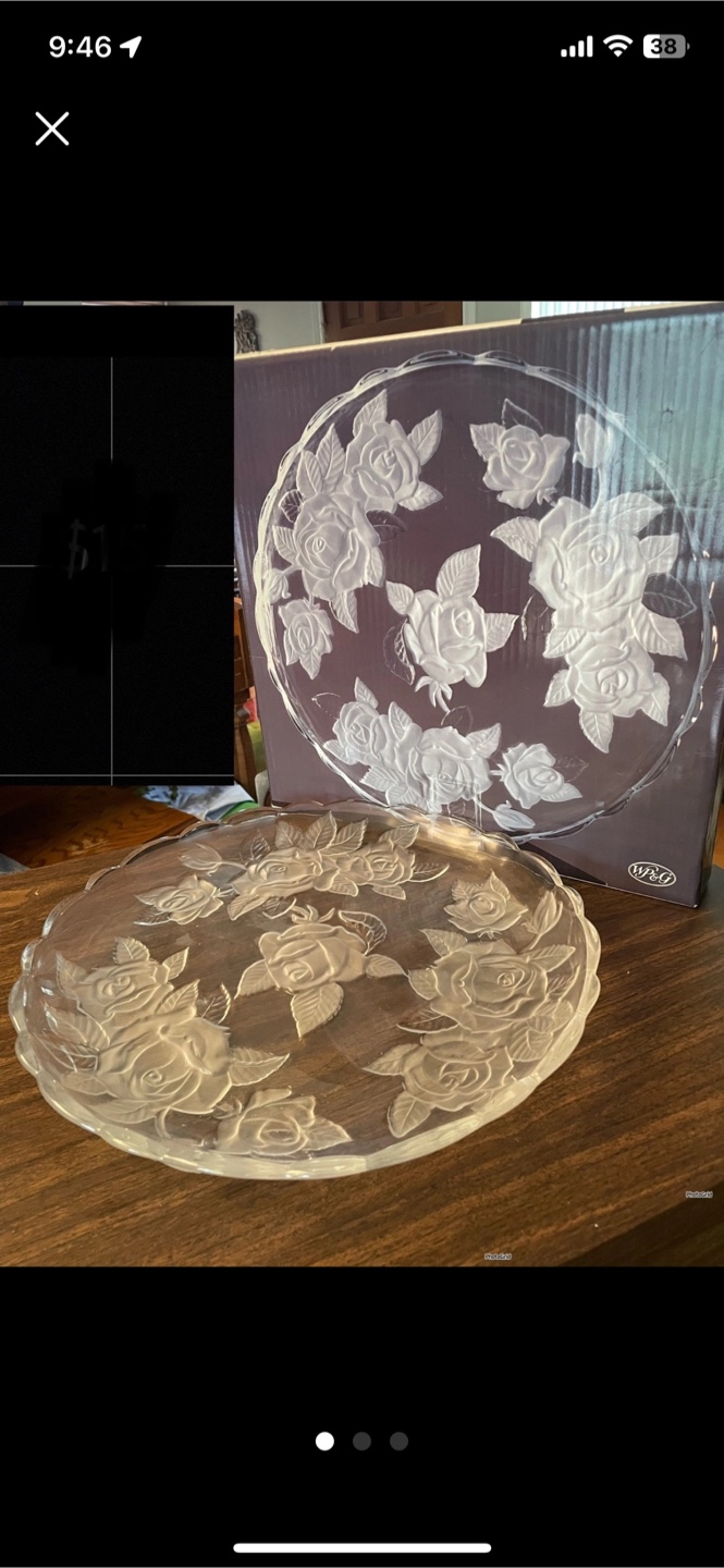 Glass Serving Platters $12 each S. Etobicoke