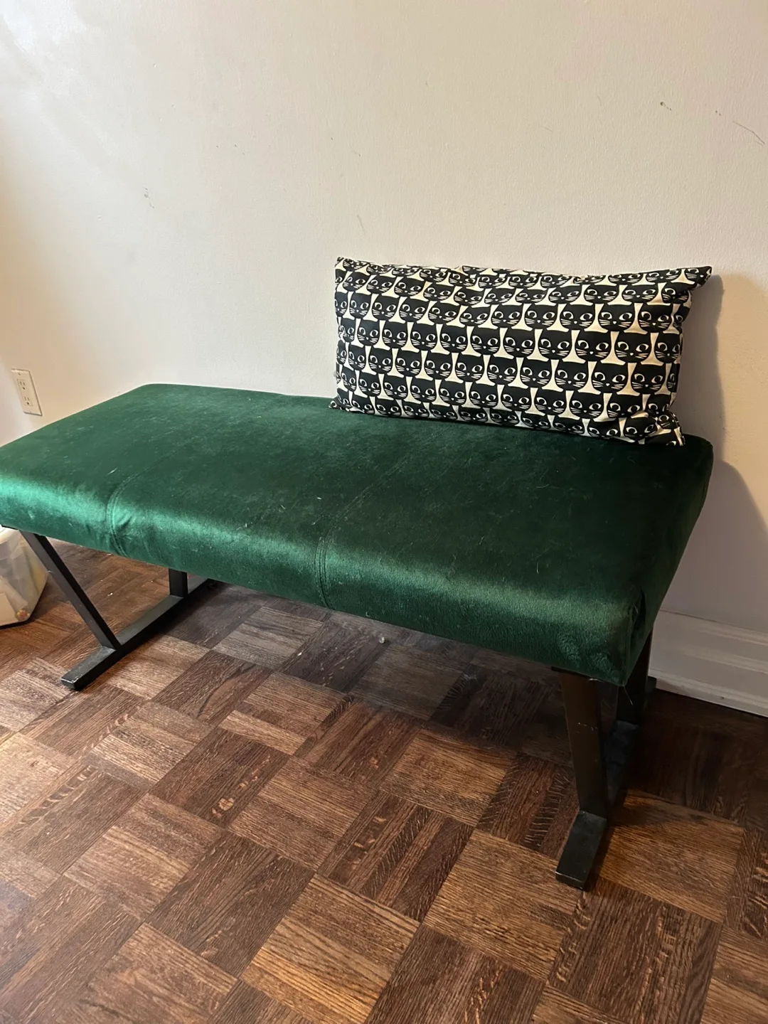 Green Velvet Bench thumbnail