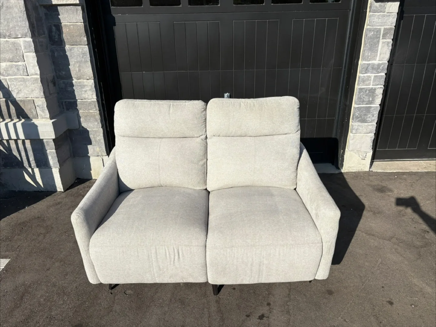 FREE DELIVERY✅ • GREY 2 SEATER RECLINER COUCH / SOFA / LOVE SEAT thumbnail