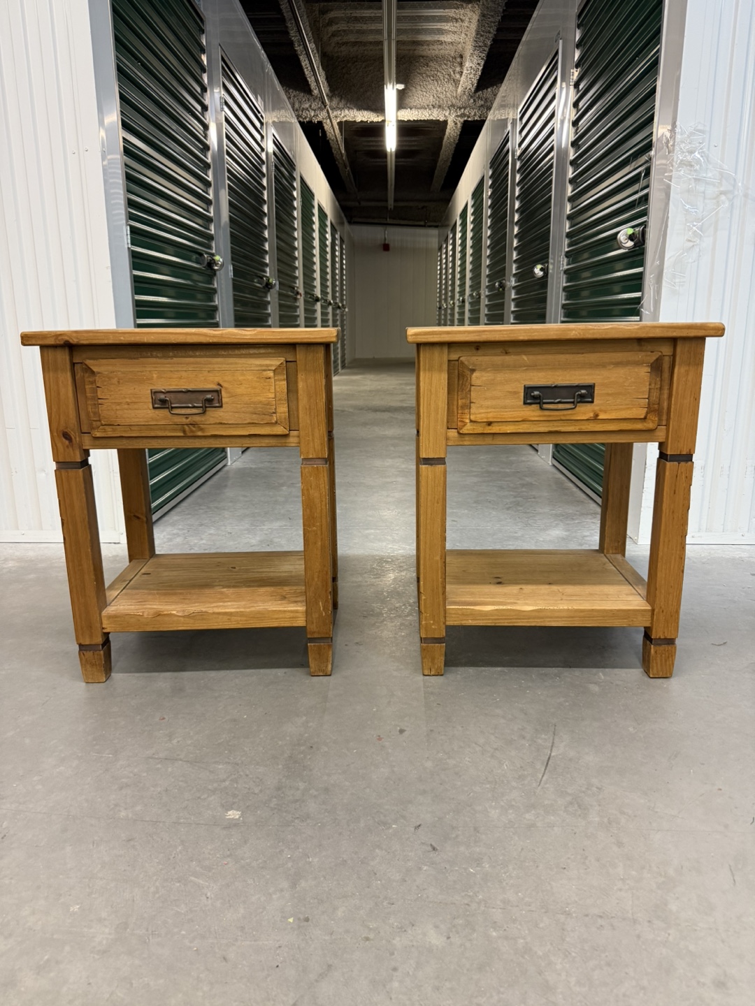 Pier 1 Imports Wooden Side Tables - Set of 2 - photo 2