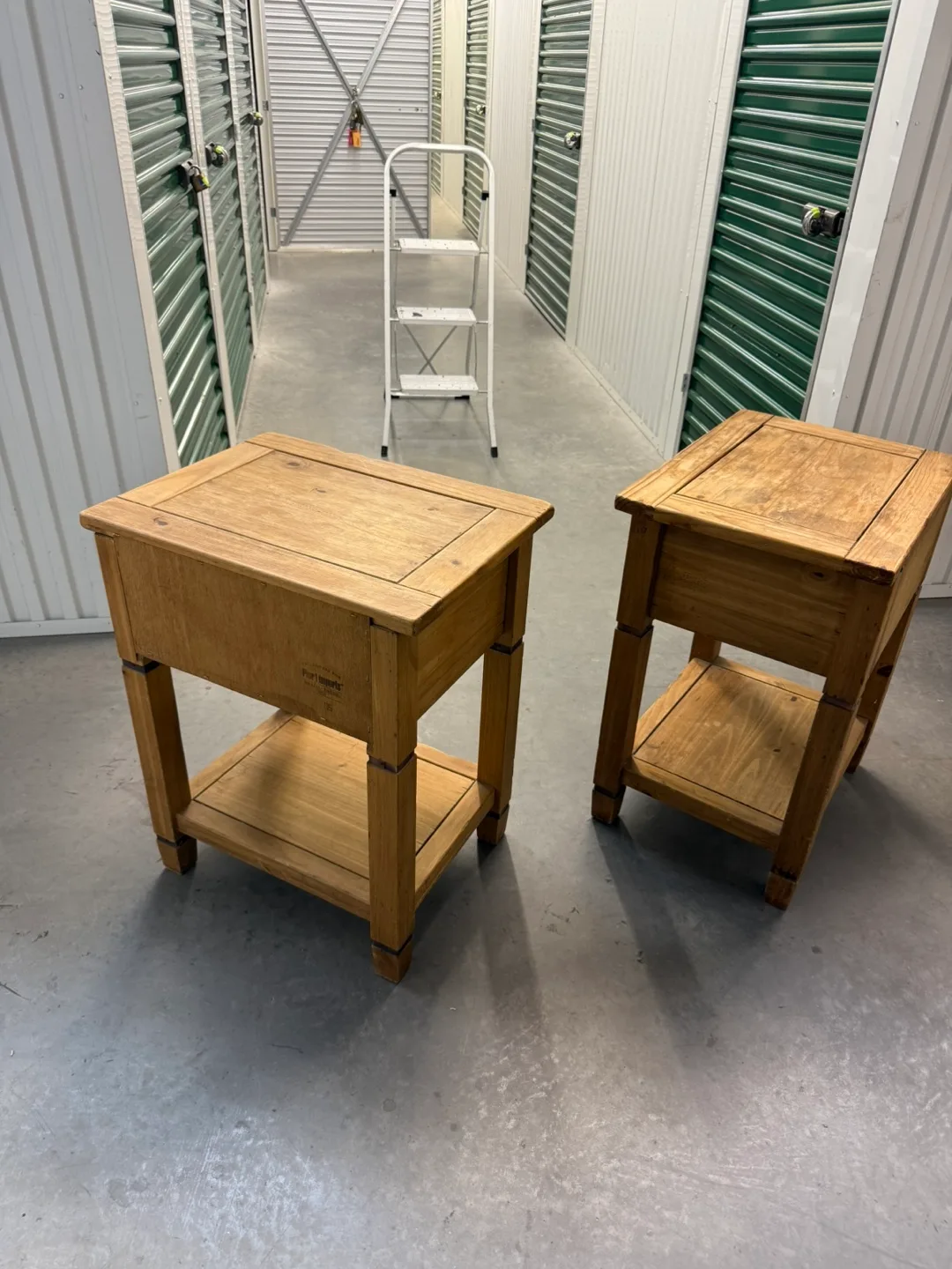 Pier 1 Imports Wooden Side Tables - Set of 2 image indicator(6)
