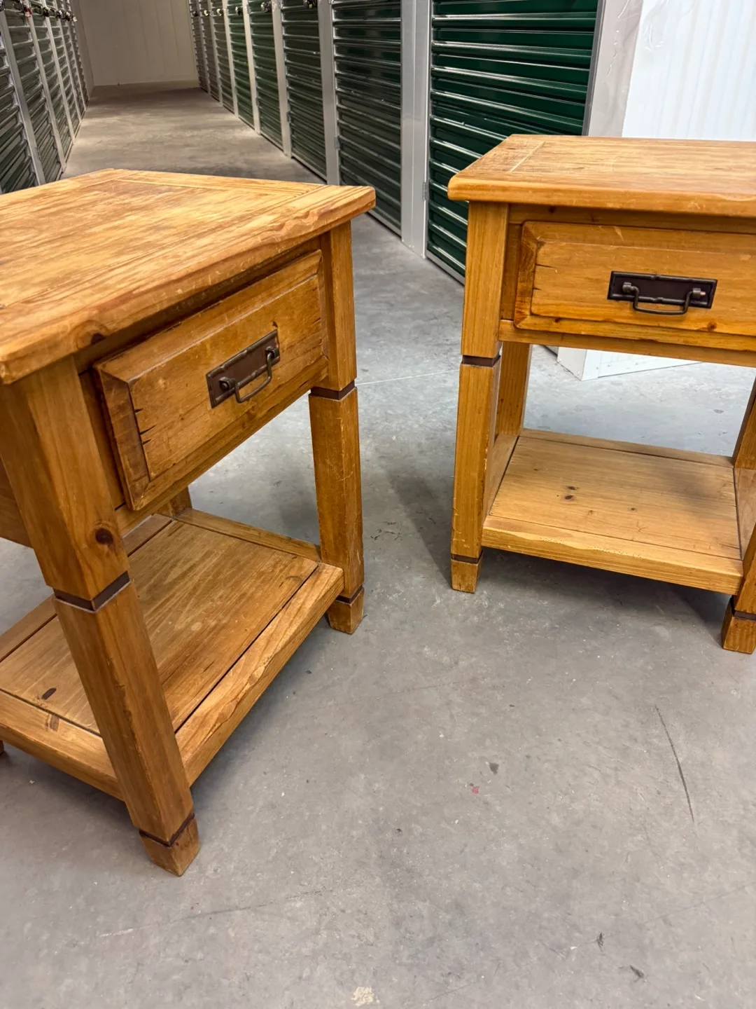 Pier 1 Imports Wooden Side Tables - Set of 2 image indicator(5)