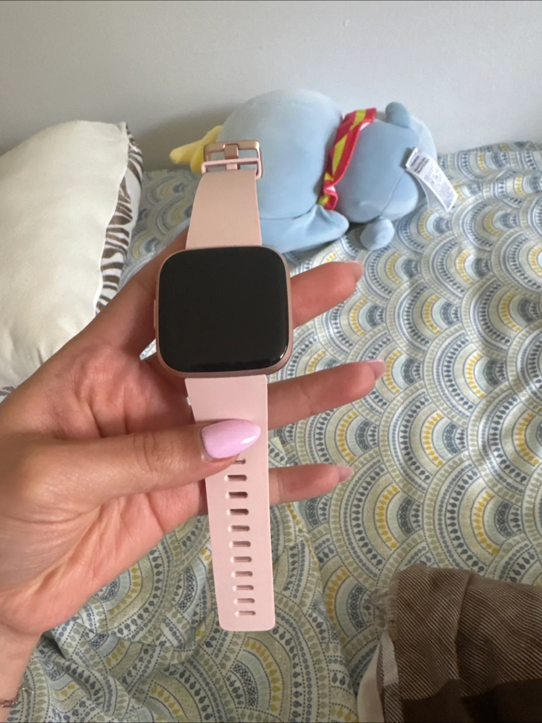 Fitbit Versa 2 Smartwatch - Pink with box and charger thumbnail