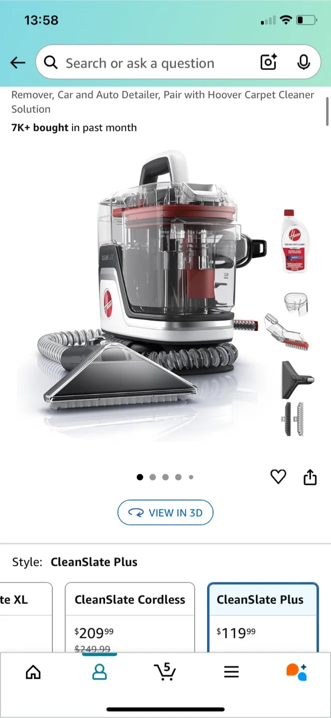 Hoover CleanSlate Plus Carpet Cleaner image indicator(2)