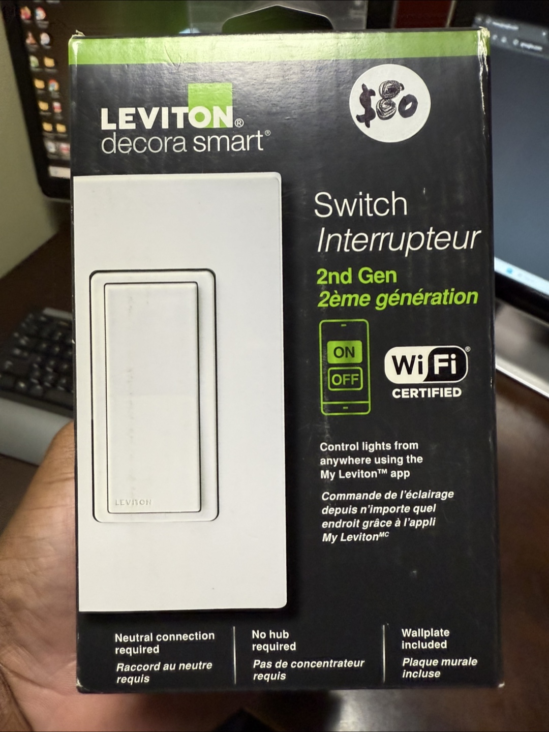 Leviton Decora Smart Switch 2nd Gen - New in Box! - photo 3