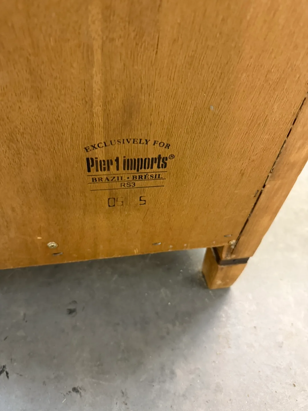 Pier 1 Imports Wooden 6-Drawer Chest image indicator(3)