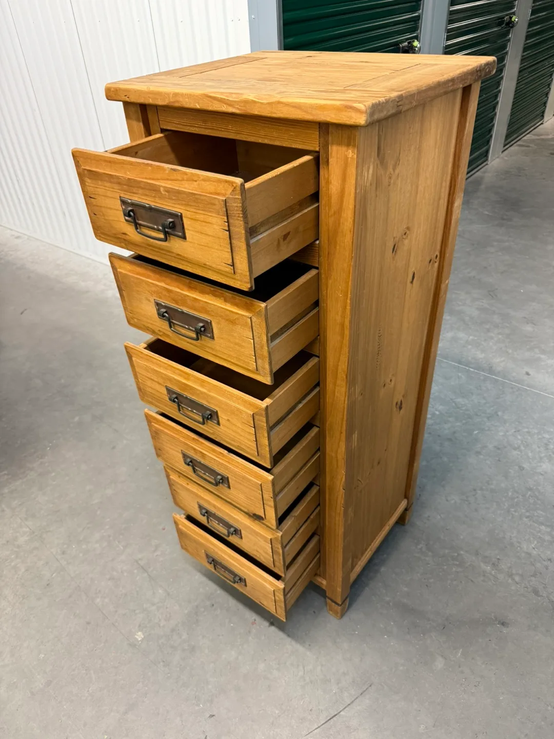 Pier 1 Imports Wooden 6-Drawer Chest image indicator(2)