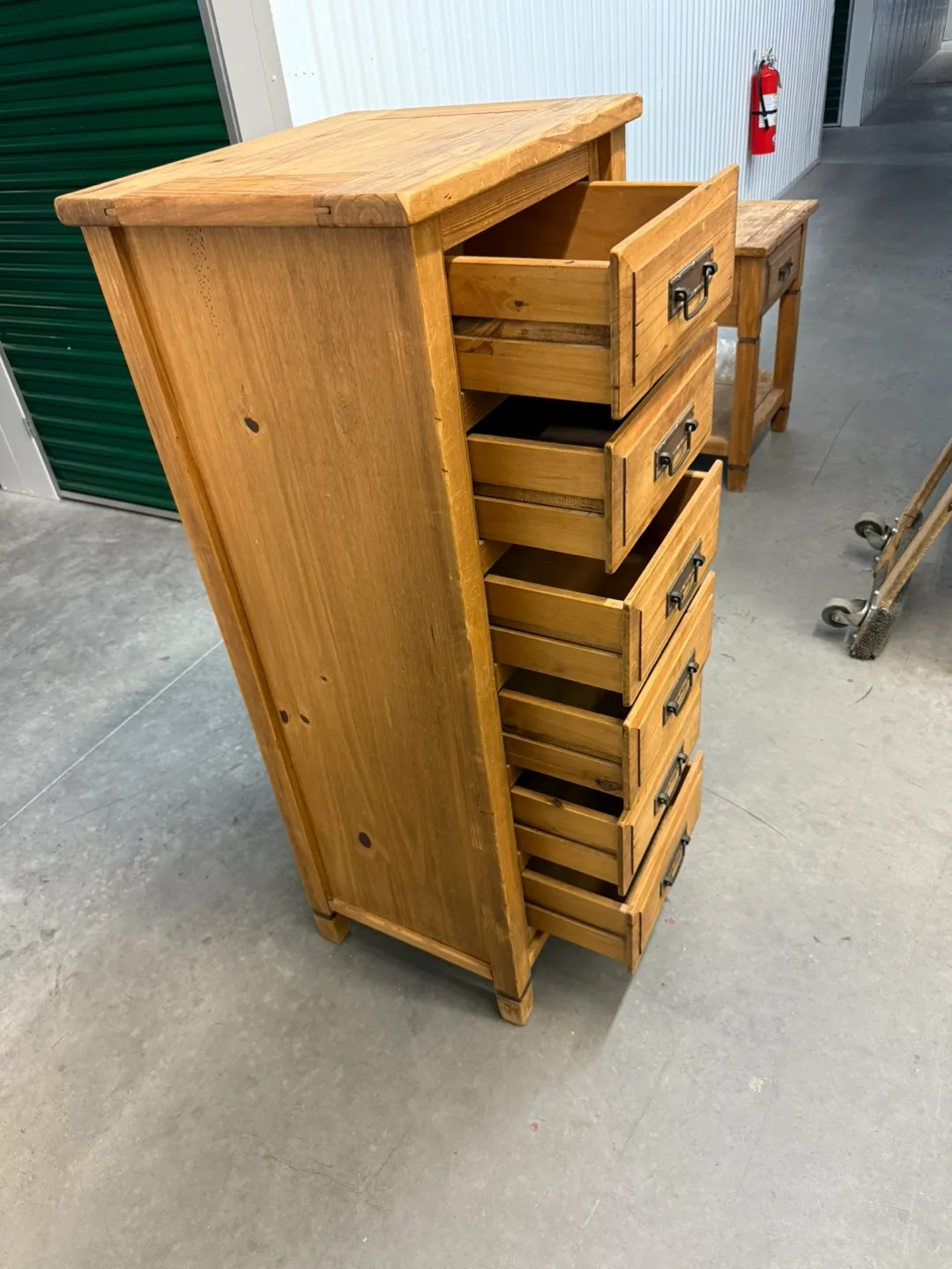 Pier 1 Imports Wooden 6-Drawer Chest image indicator(9)