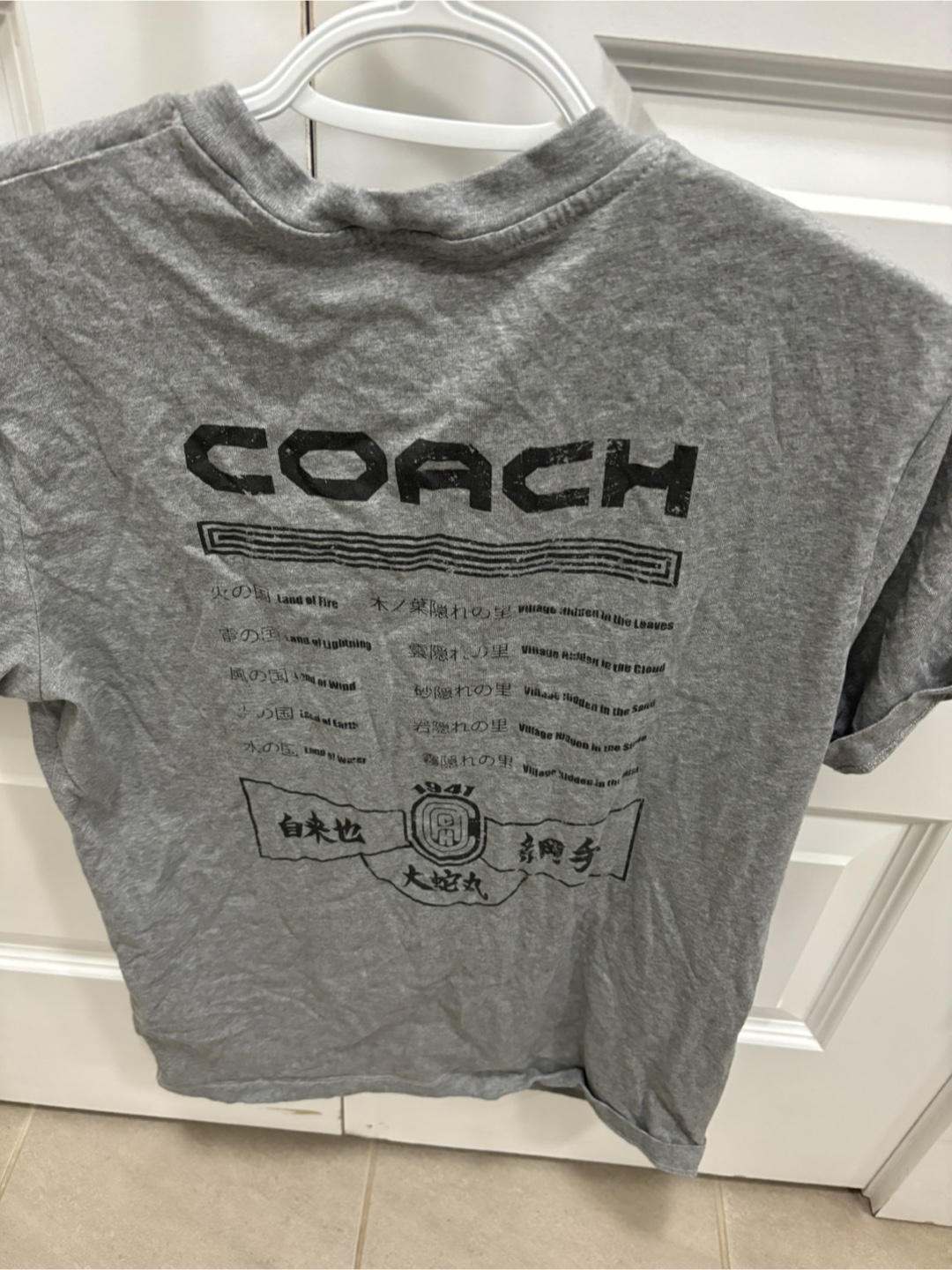 New Coach x Naruto Grey T-Shirt - photo 2