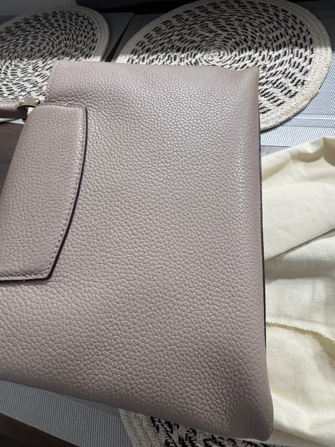 Capucine Grey Leather Handbag image indicator(5)