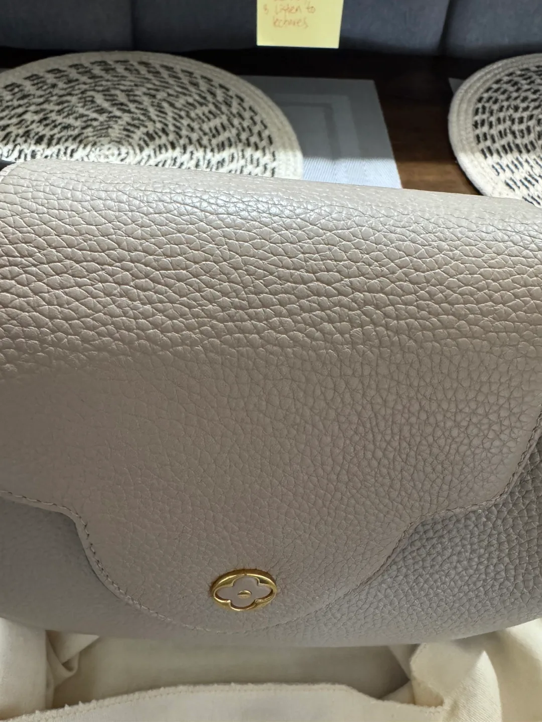 Capucine Grey Leather Handbag image indicator(8)