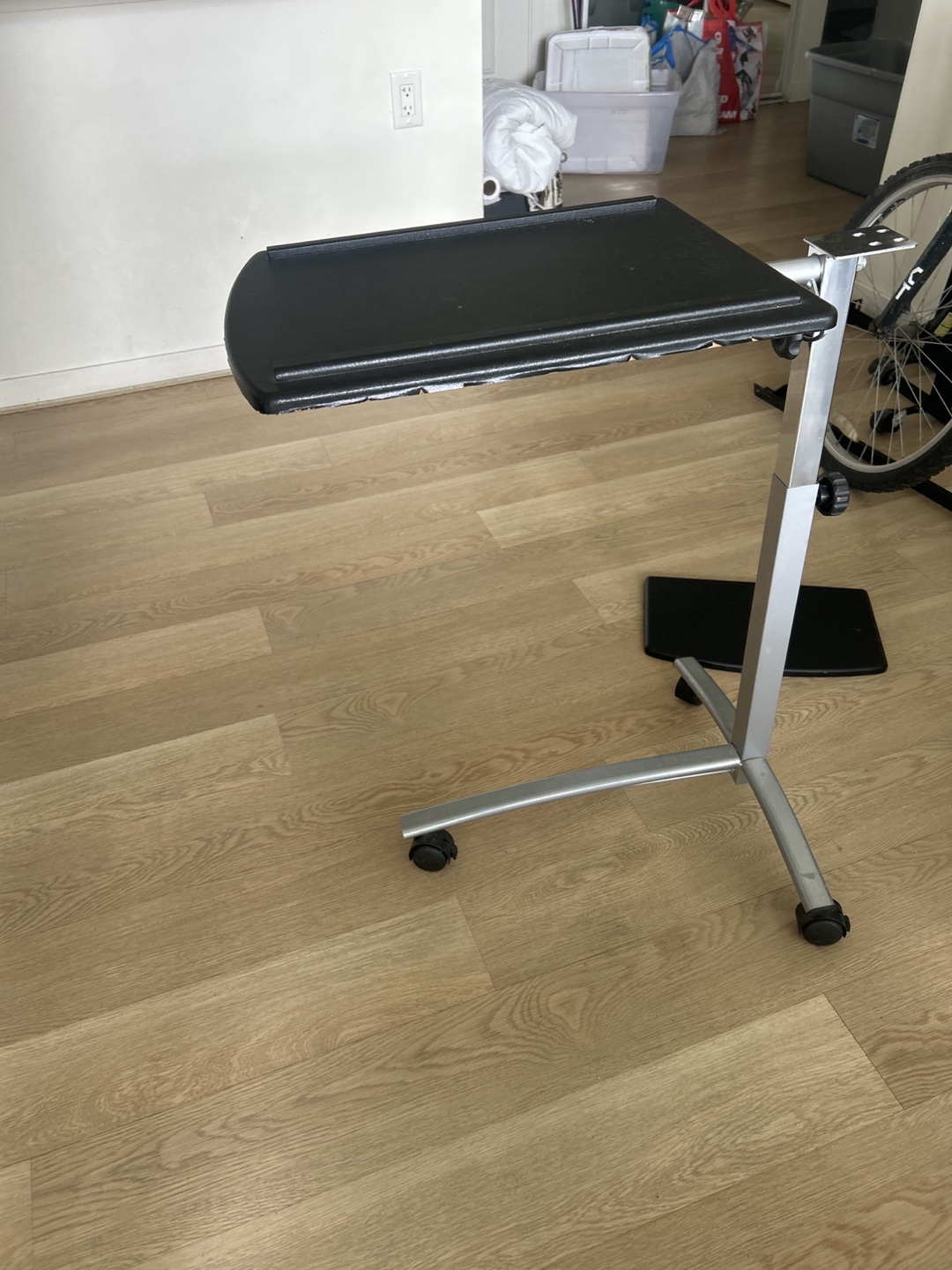 Adjustable Laptop Desk on Wheels