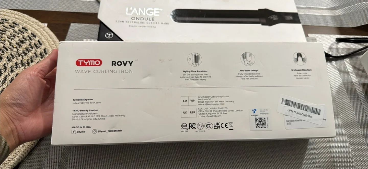 TYMO ROVY Wave Curling Iron - Pink image indicator(5)