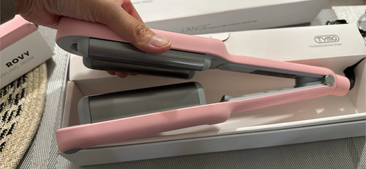 TYMO ROVY Wave Curling Iron - Pink image indicator(3)