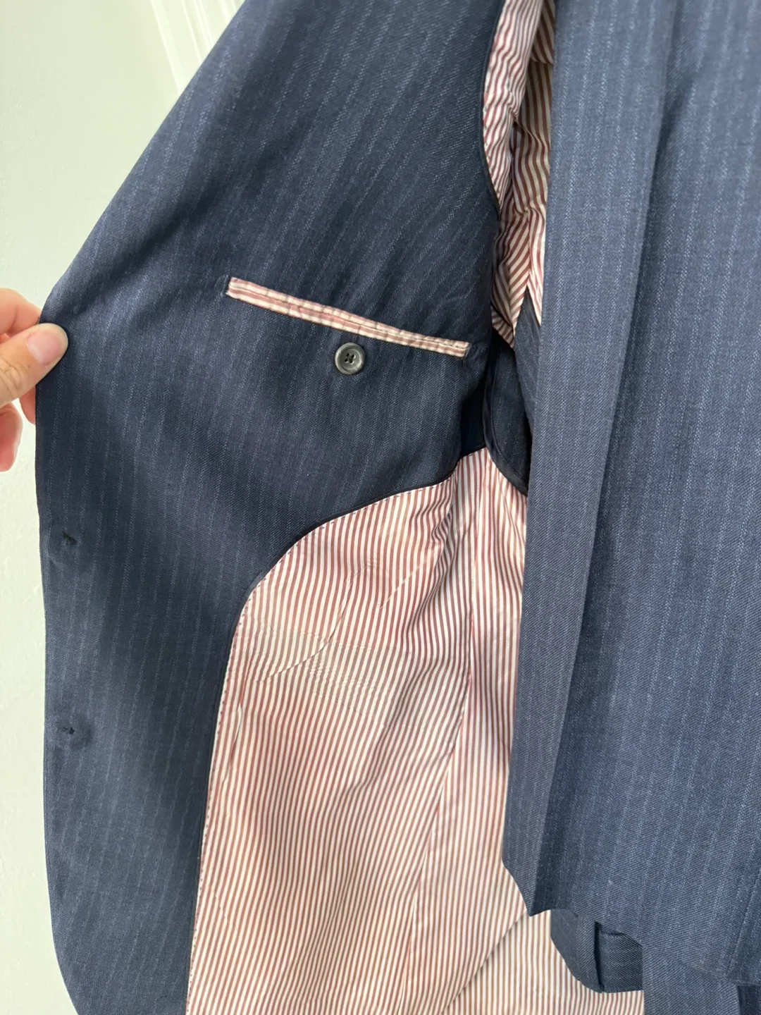 Banana Republic Tailor Slim Fit Men's Suit 38R and 30/32 pants image indicator(6)