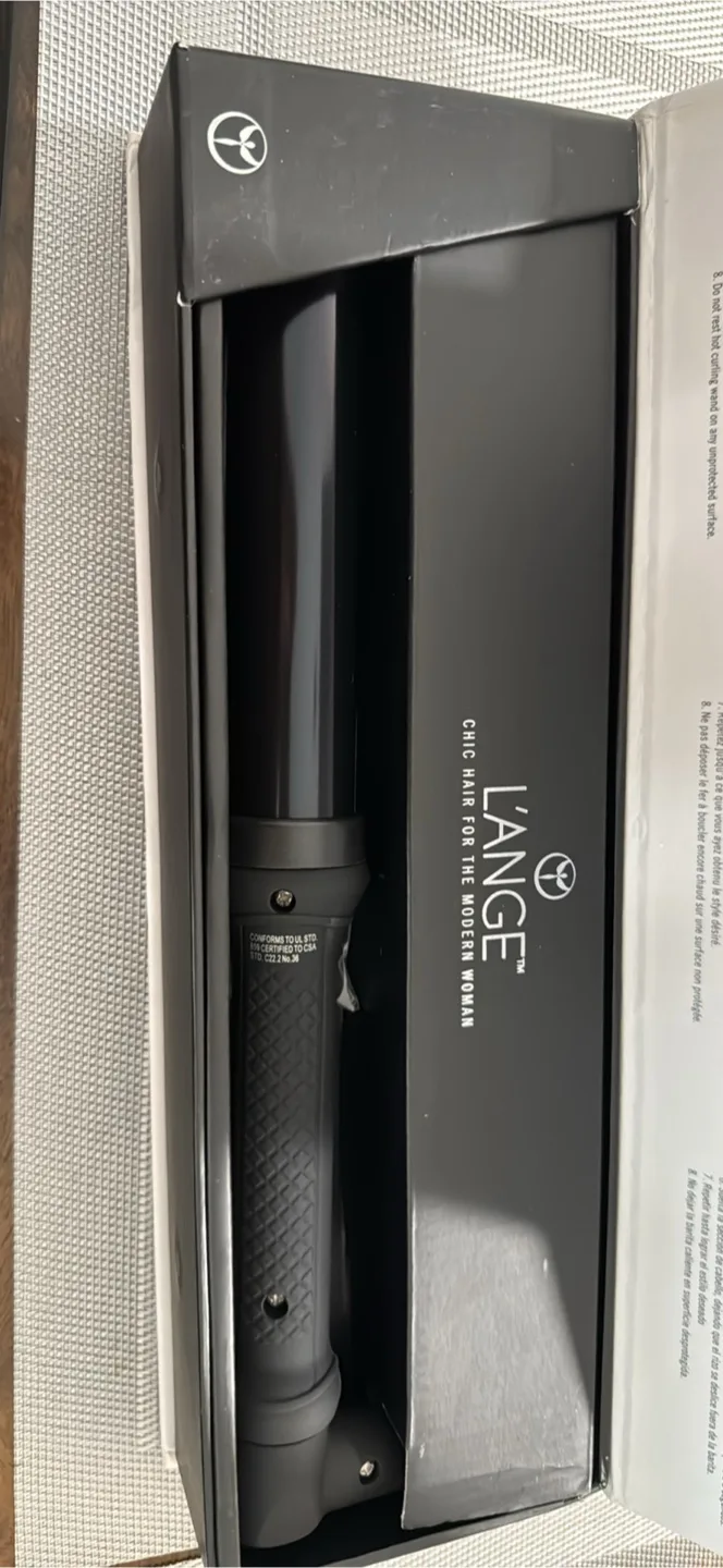 New L'ANGE Ondulé 32mm Tourmaline Curling Wand image indicator(3)