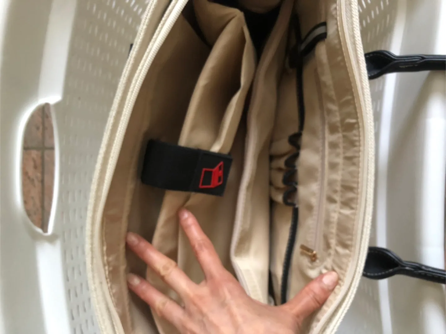 New Canvas Tote Bag with Black Handles image indicator(3)