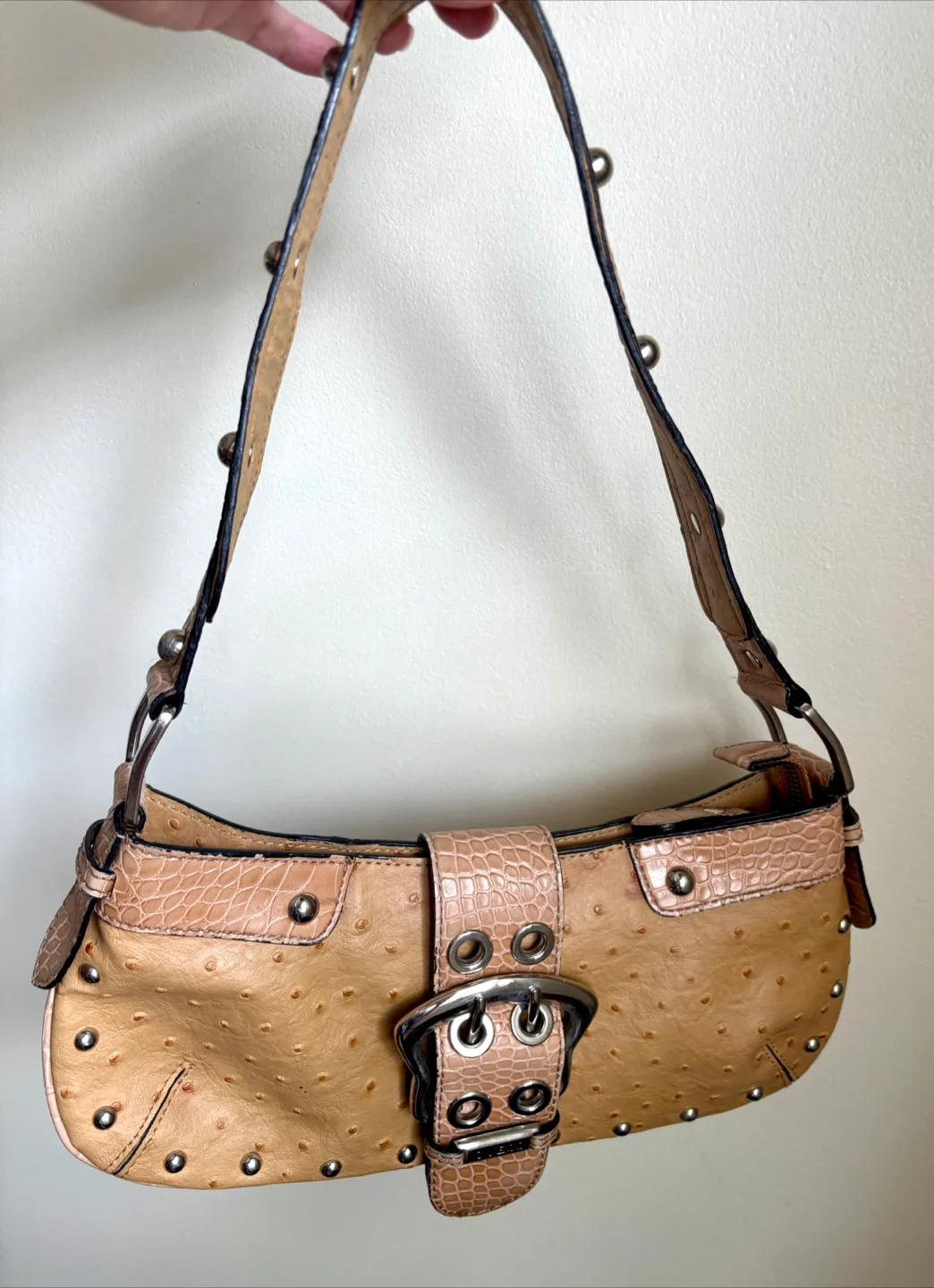 Guess Y2K Beige Shoulder Bag image indicator(4)