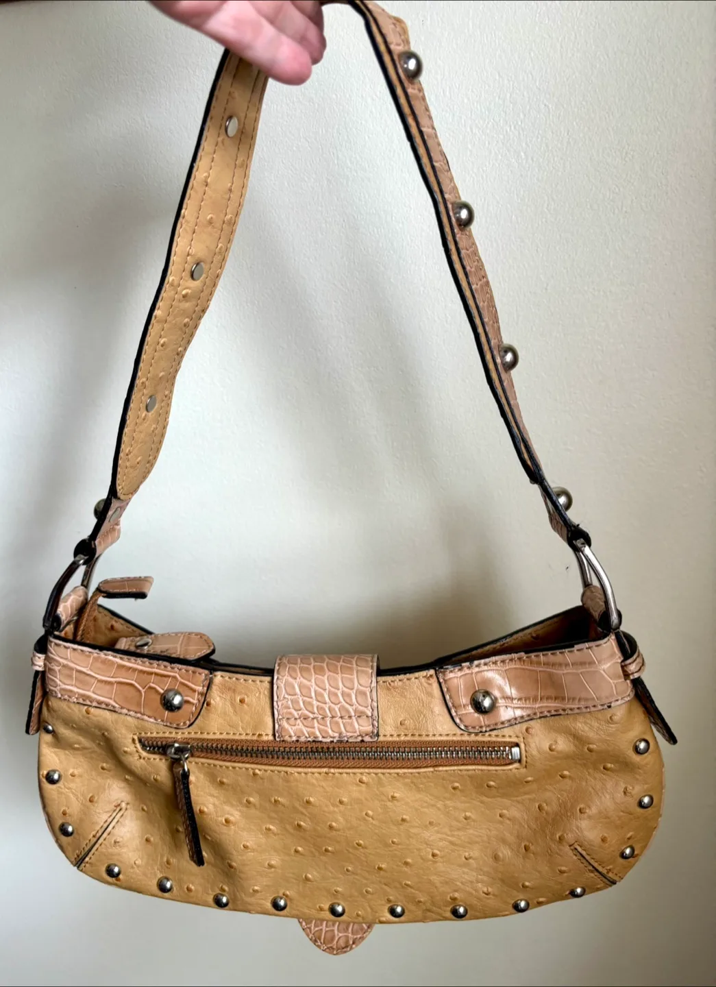 Guess Y2K Beige Shoulder Bag image indicator(2)