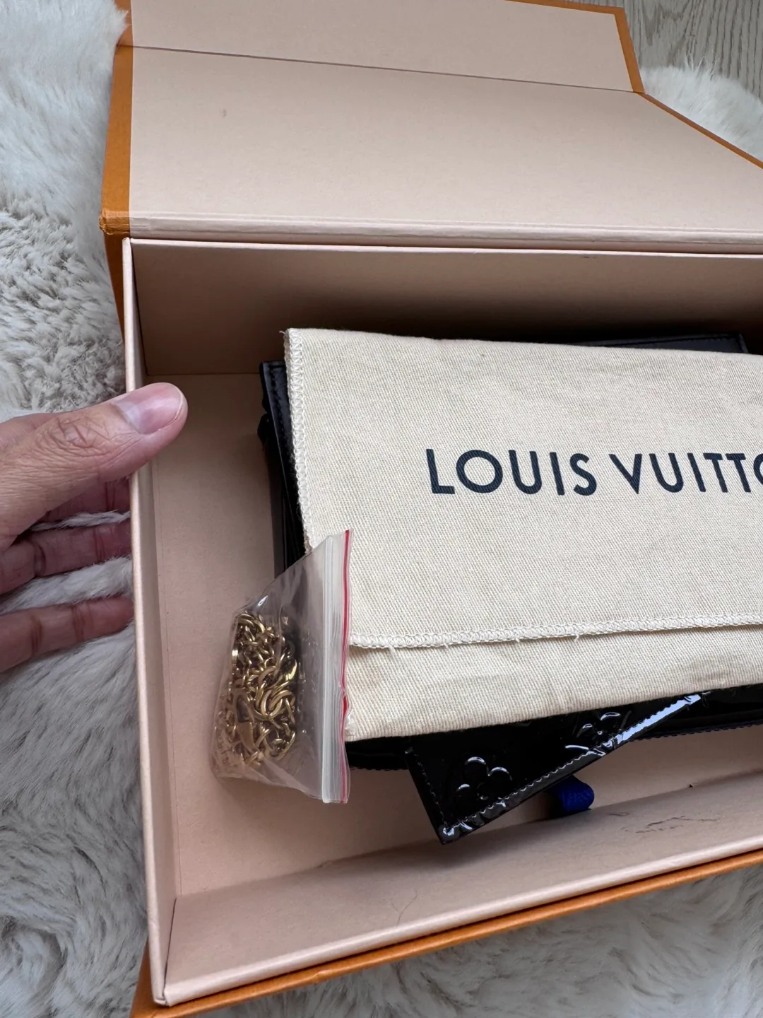 Louis Vuitton Vernis Wallet on Chain image indicator(6)