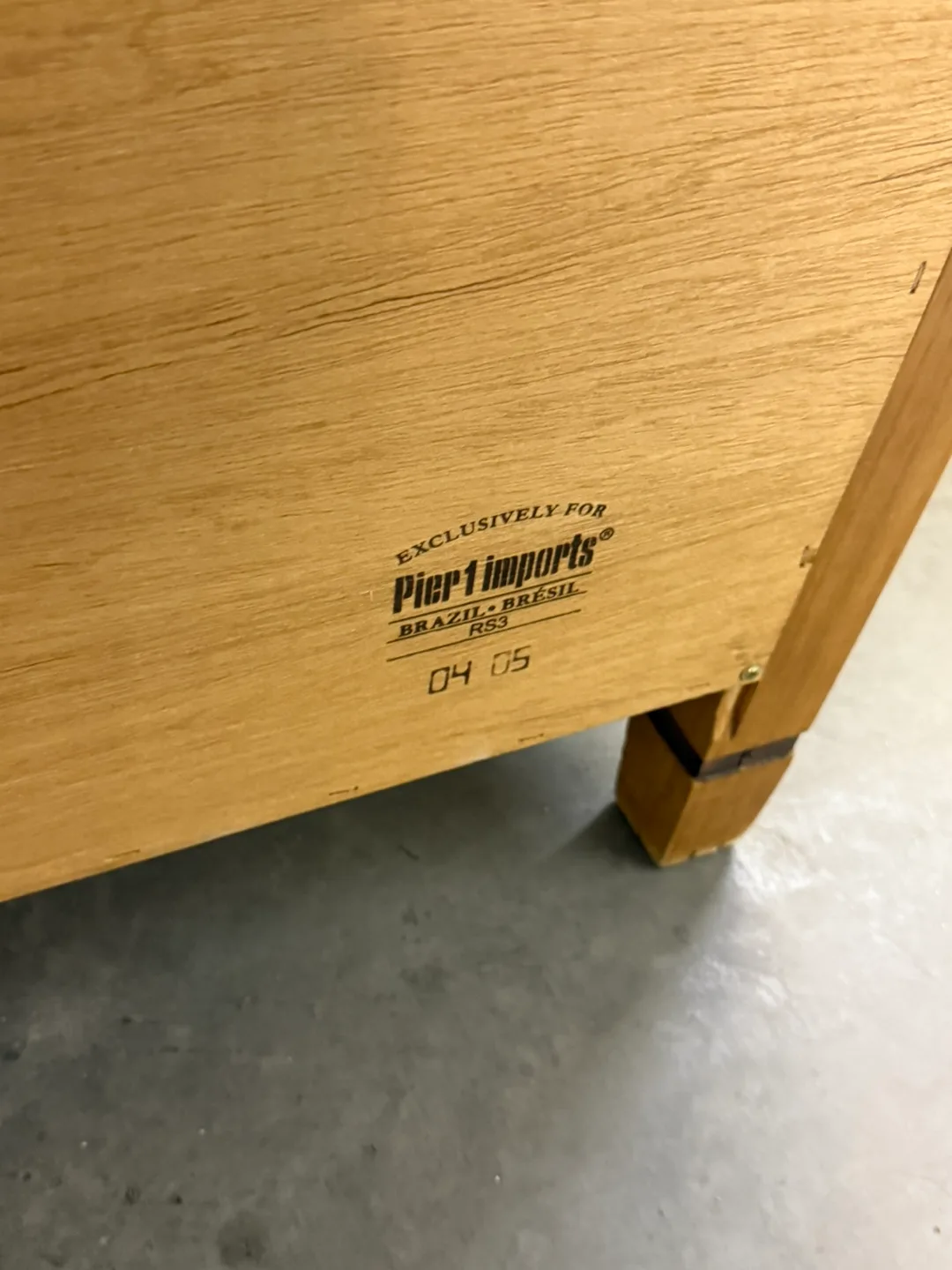 Pier 1 Imports Wooden Dresser image indicator(5)