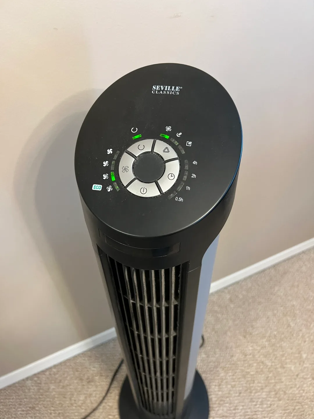 Seville Classics Tower Fan with Remote thumbnail