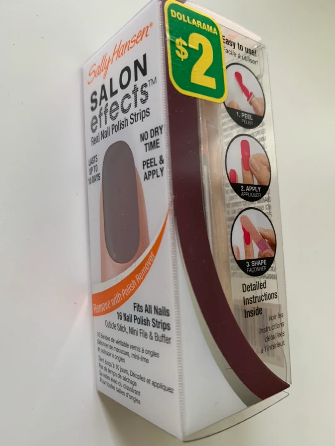 #freecycle New Sally Hansen Nail Polish Strips Plumet color thumbnail