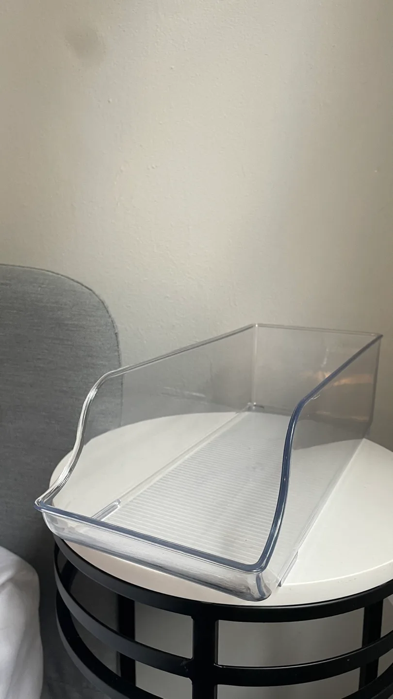 Clear Plastic Storage Bin #freecycle thumbnail