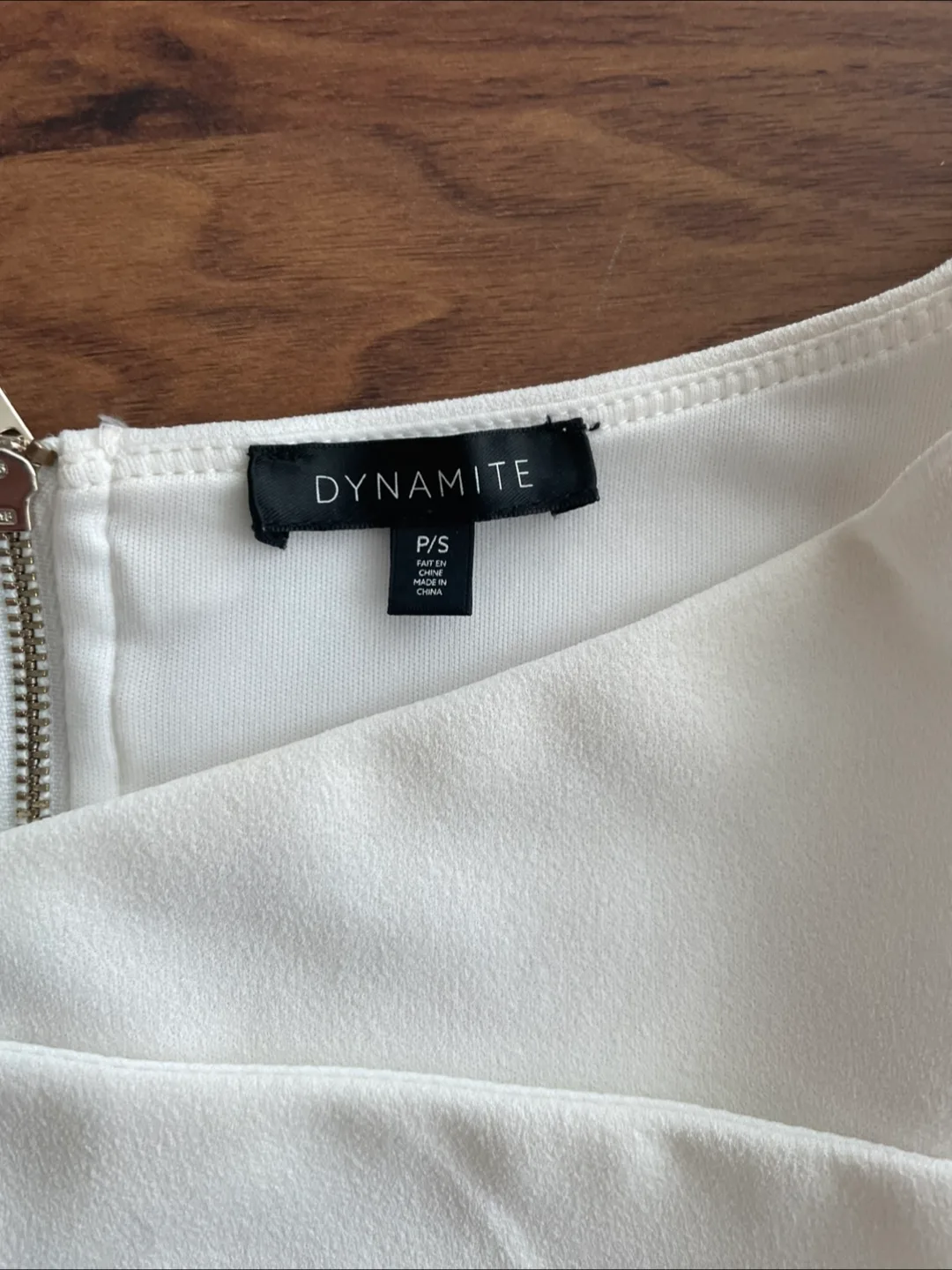 Dynamite White Crop Top - Size P/S image indicator(4)