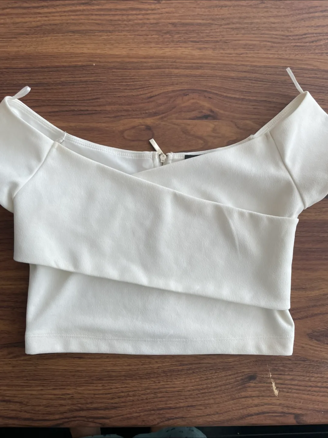 Dynamite White Crop Top - Size P/S thumbnail