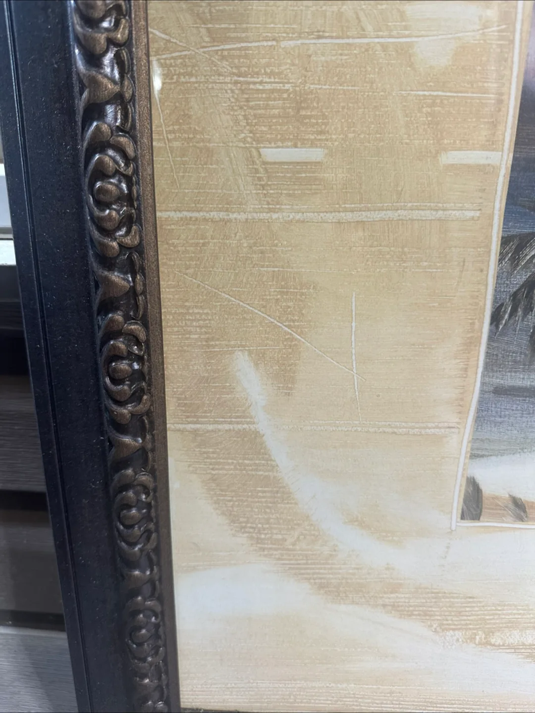 Framed Beach Palm Tree Wall Art image indicator(4)