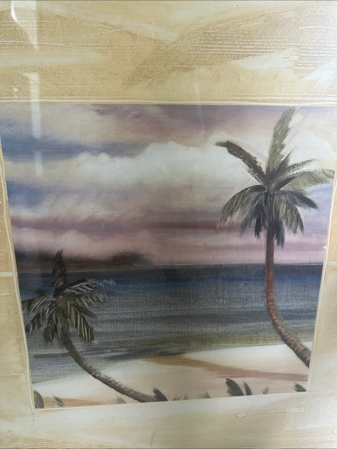 Framed Beach Palm Tree Wall Art image indicator(5)