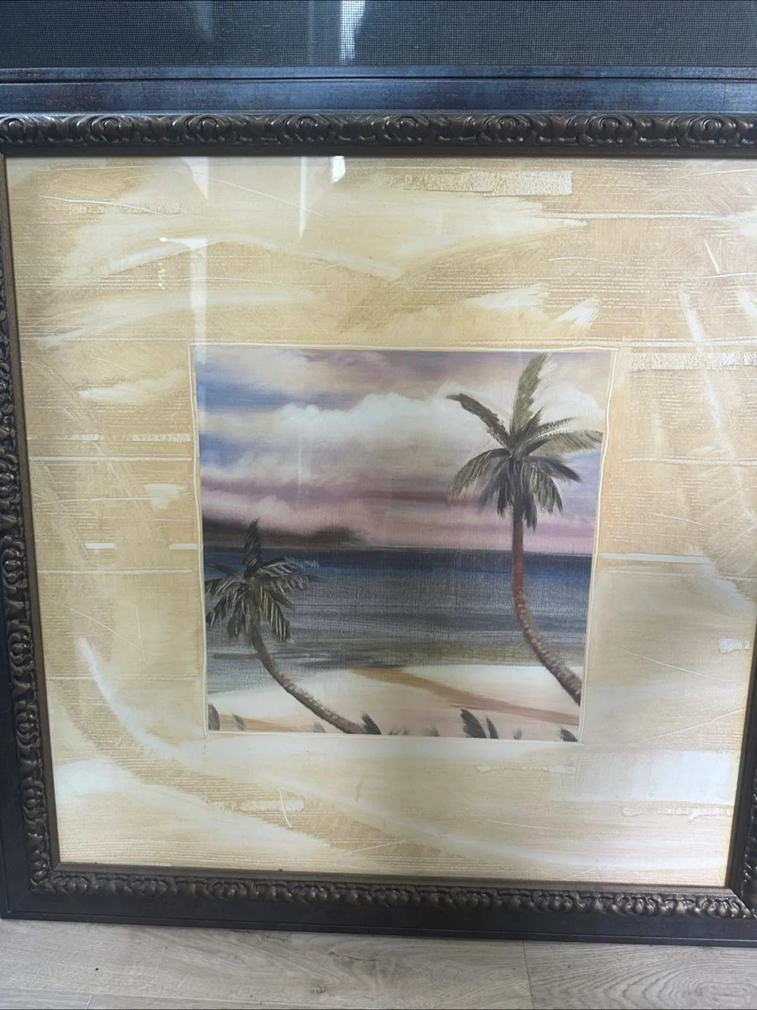 Framed Beach Palm Tree Wall Art image indicator(3)