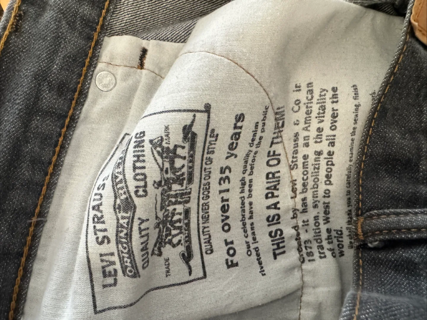 Levi's 514 Slim Straight Fit Jeans - Size 34x30 image indicator(4)