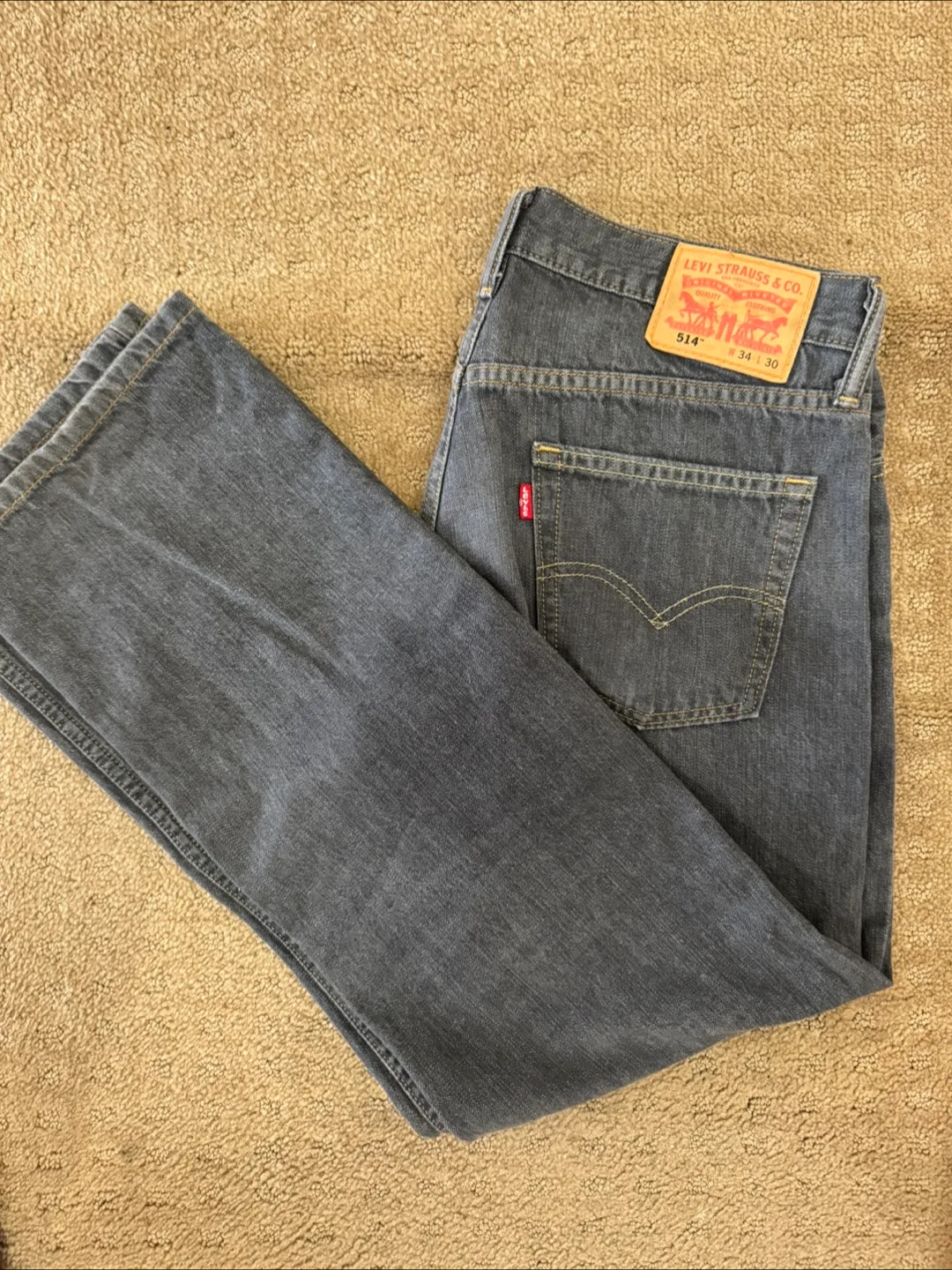Levi's 514 Slim Straight Fit Jeans - Size 34x30 thumbnail