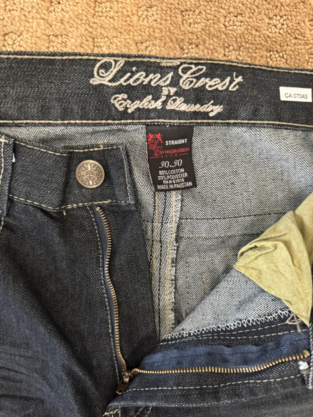 Lions Crest by English Laundry Jeans, Size 30/30 image indicator(2)
