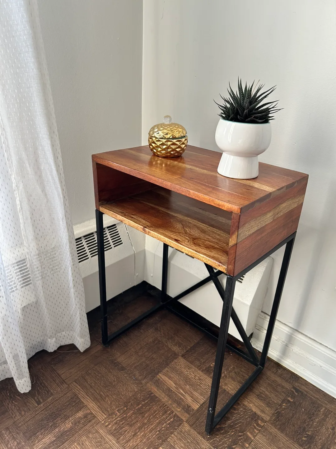 Wood & Metal Side Table thumbnail