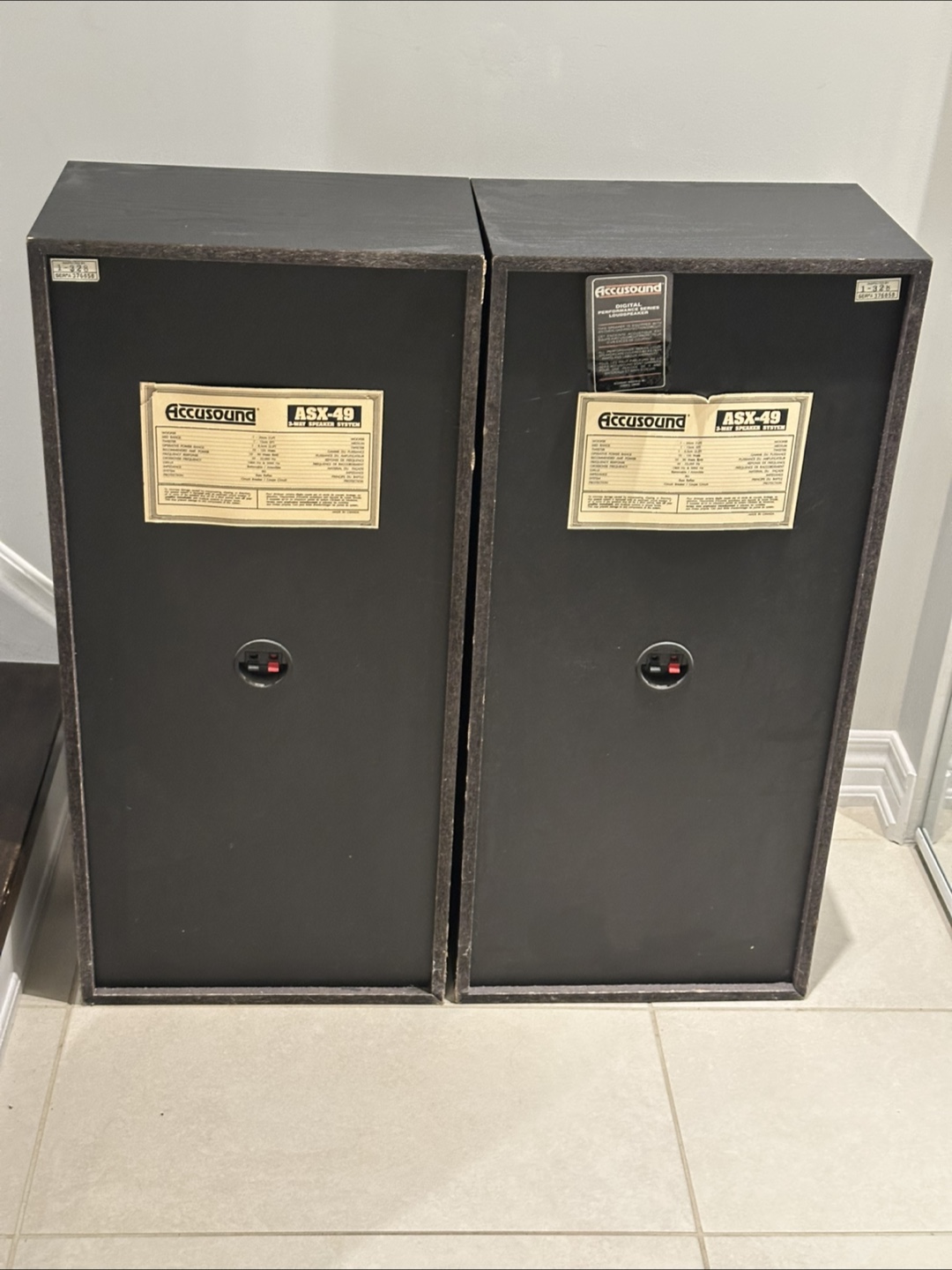 Accusound ASX-49 Speakers - Pair - photo 4