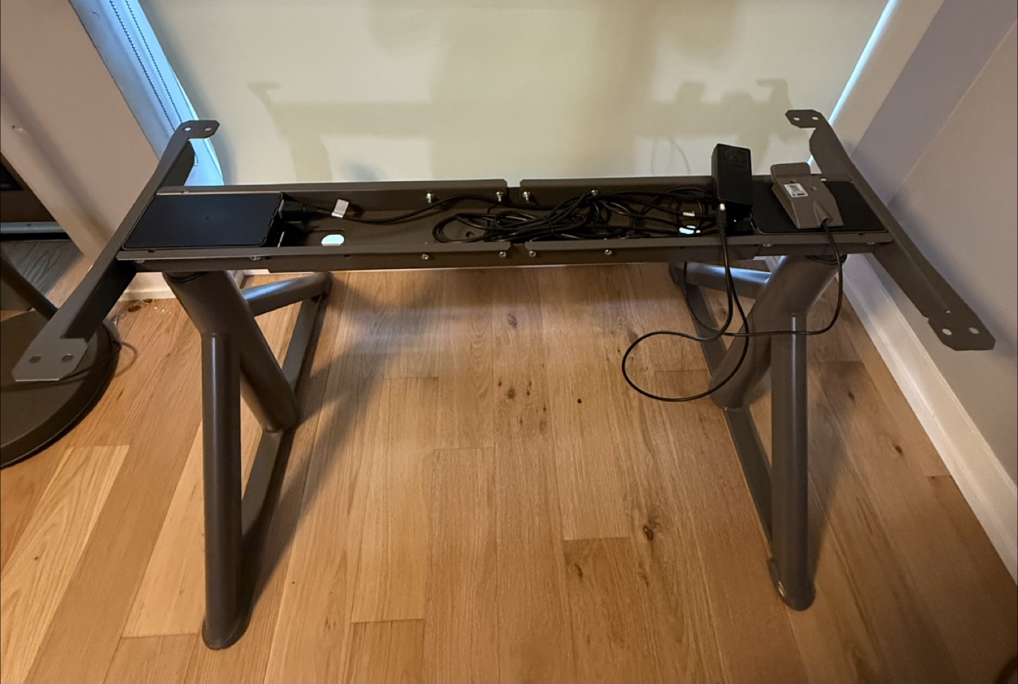 Standing Desk electric undeframe-  IKEA IDASEN DARK GREY