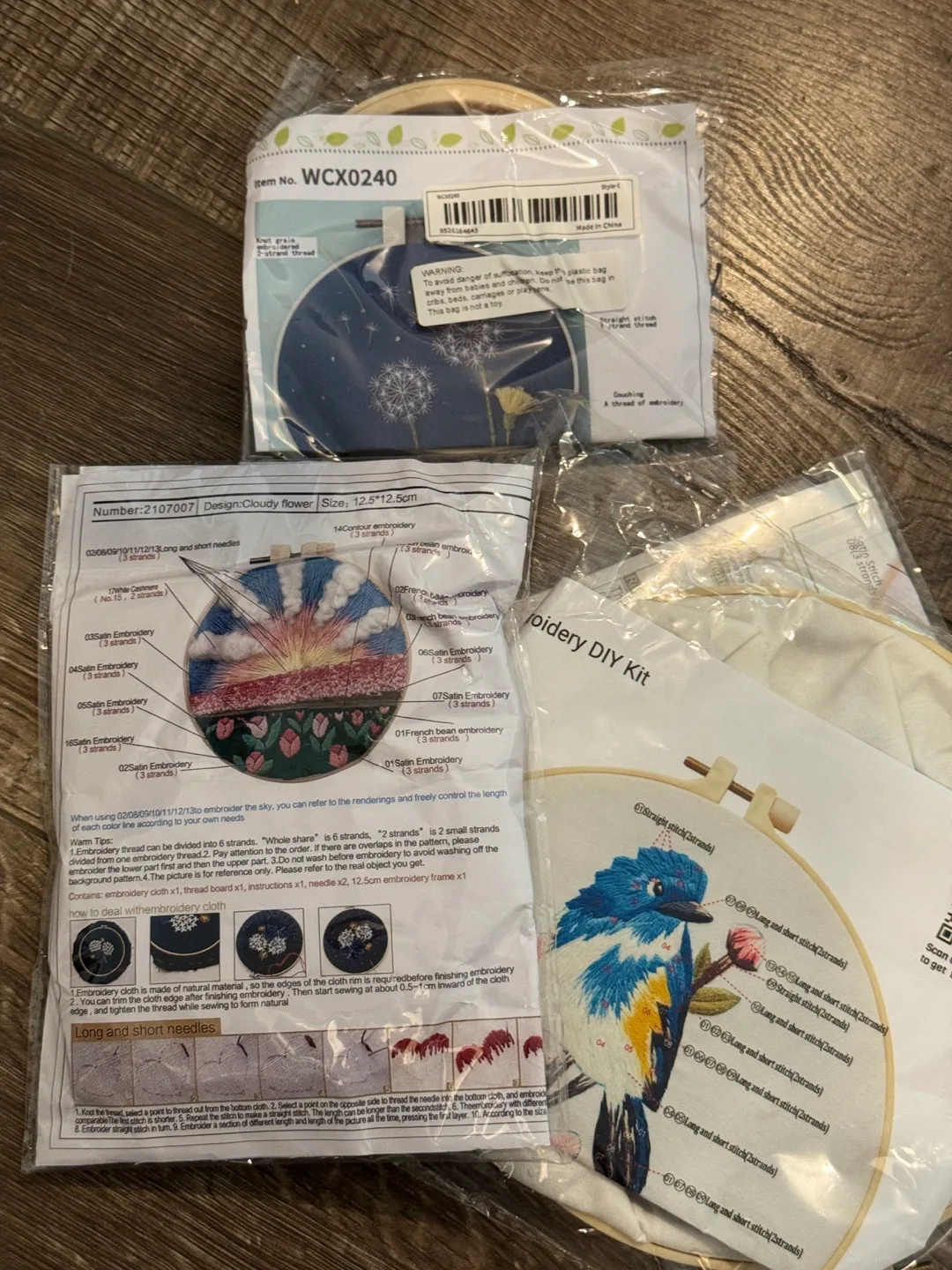 Embroidery DIY Kit - New! thumbnail