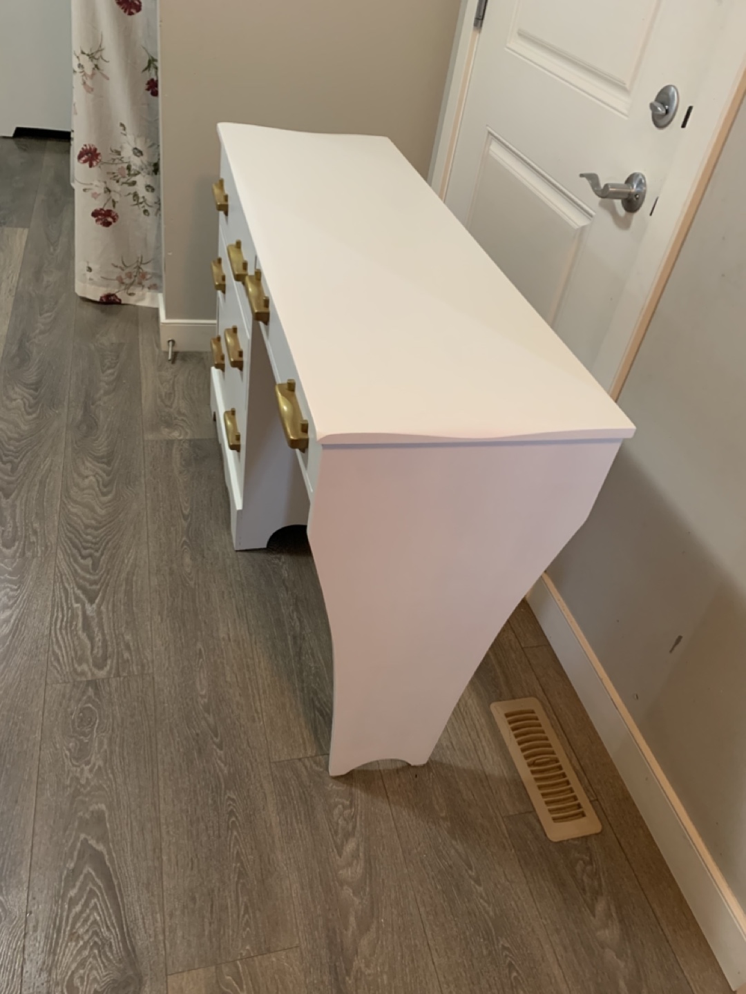 White Desk with Gold Handles - photo 4