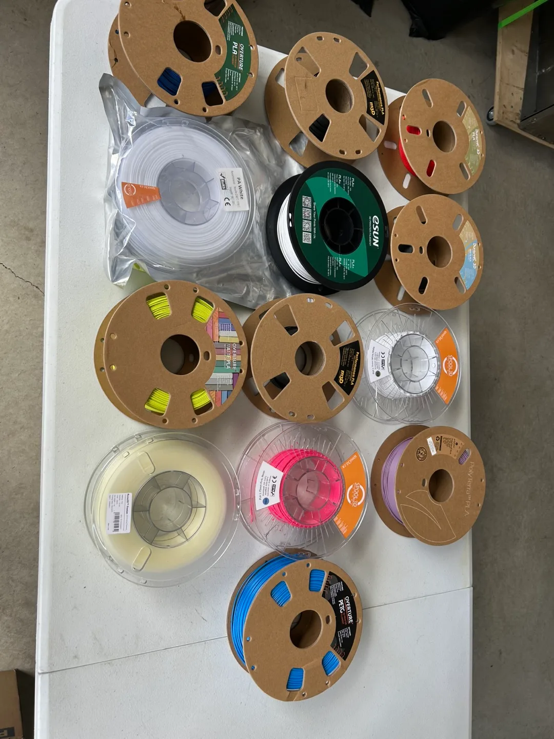 Assorted 3D filament thumbnail