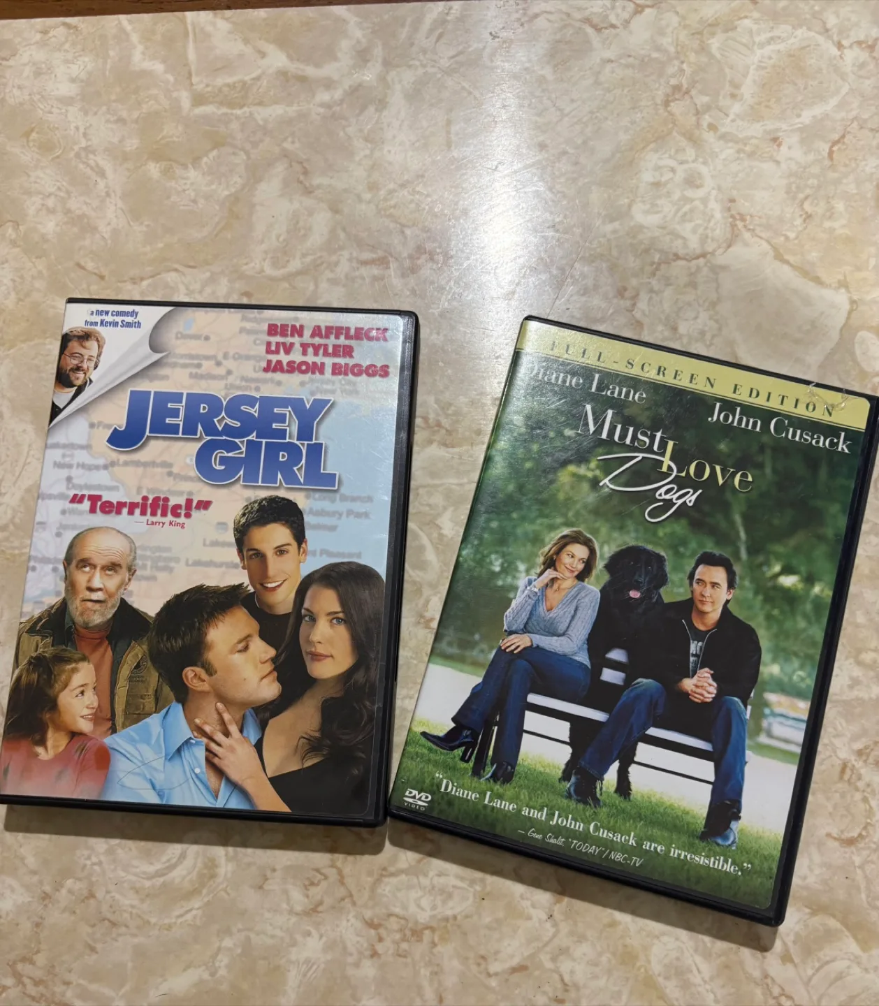 #freecycle Jersey Girl & Must Love Dogs DVDs thumbnail