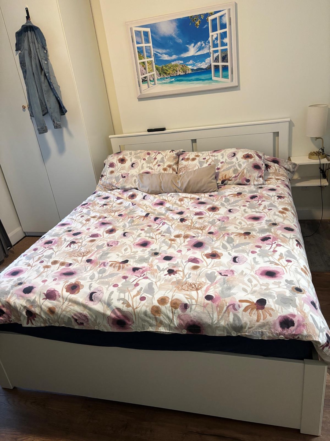IKEA Hemnes White Queen Bed Frame - photo 3